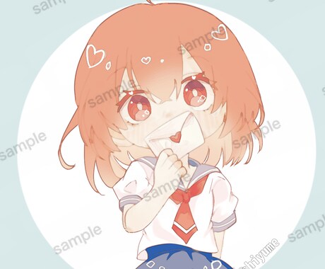 出来るだけお安い値段で可愛い系のイラスト描きます アカウント発展に是非ともお手伝いさせてください(><) イメージ2