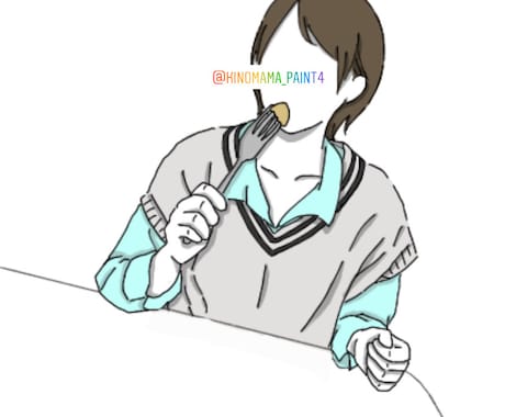 シンプルなイラストでアイコン作成致します 顔を描かないイラストでアイコン作成 イメージ2