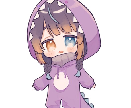 かわいいデフォルメイラストお描きします ふわふわ可愛いイラストが得意です♪ イメージ2