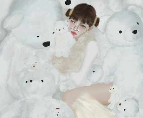 人物画描きます ウェットな雰囲気から線画テイストまで イメージ1