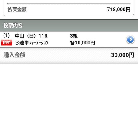 穴馬を絡めつつ予想します 小数点で賢く当てましょう。競馬は投資です! イメージ1