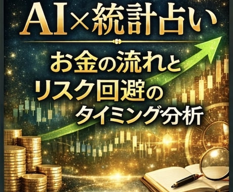 AI×統計占いでお金の流れと時期を分析します いつ動くべきか、いつ守るべきか。お金の分かれ道を可視化します イメージ2