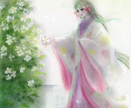 和風のSNSヘッダー，サムネイルイラストを描きます イメージ1