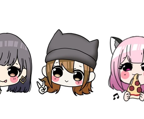 イラスト描きます ミニキャラを描きます！アイコンなどに！ イメージ2
