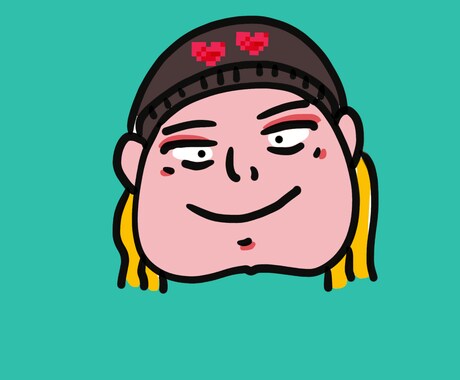 独特なイラストと文字デザインかいてます 印象に残る唯一無二なイラストです イメージ2