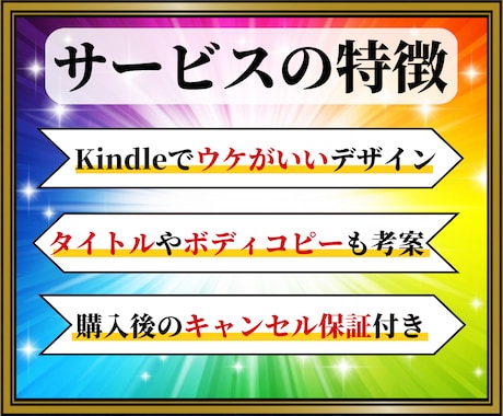 Kindle集客へ繋げる電子書籍の表紙を作ります 【タイトル設計込み】訴求力高い表紙で「読まれない9割」を解消 イメージ2