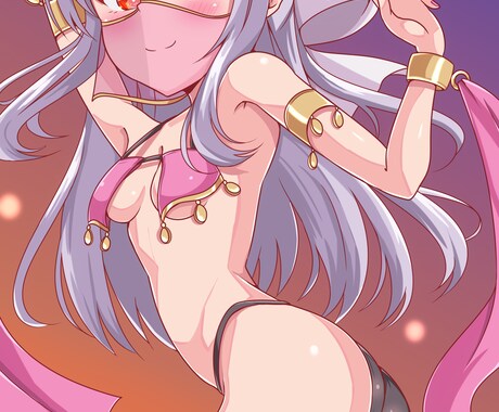 フルカラーのイラスト描きます 様々なお題・シチュエーションでの女の子描きます。 イメージ2