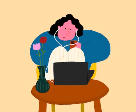 POPで目を惹く温かい印象のイラスト描きます SNSアイコンから広告、挿絵、グッズ等まで幅広く対応します！ イメージ1