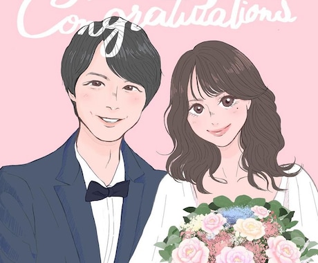 写真をもとに記念イラスト作成いたします イメージ1