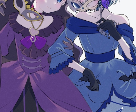 商用OK！かわいい女の子のイラスト描きます 歌ってみた動画のサムネイルや立ち絵、キービジュアルなど イメージ2