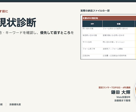 SEO診断で検索流入の課題を整理します イメージ1