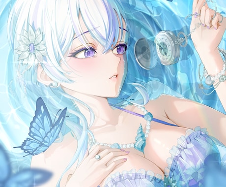 動画、配信、書籍等に美しいイラストをお描きします MV、Vtuber、表紙etc/背景や小物もお任せください イメージ2
