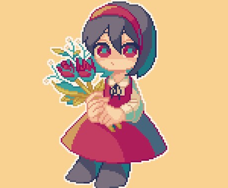 ドット絵立ち絵描きます ちいさくてかわいいデフォルメキャラです！ イメージ2