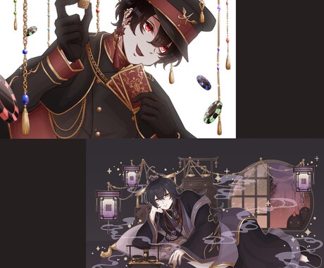 イラスト制作承ります アニメ調のキラキラした絵柄をお求めの方へ イメージ2