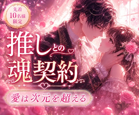 推し❣との魂の契約・愛の波長を丁寧に鑑定します 二次元の恋・現実を超えて惹かれ合う魂の記憶を視ます イメージ1