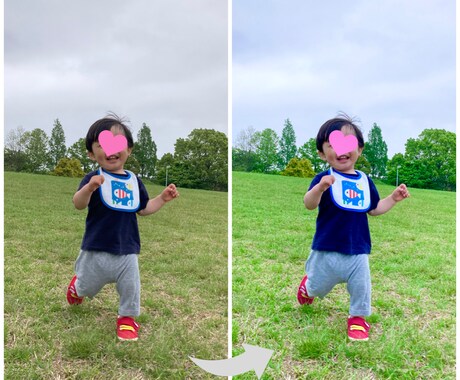 写真の加工・修正やトリミング、文字入れを行います レタッチで、思い出は明るく色鮮やかに、お料理は美味しそうに。 イメージ2