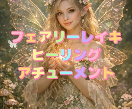 フェアリーレイキヒーリングを伝授します フェアリーレイキヒーリングを伝授し、2週間サポートします。 イメージ1