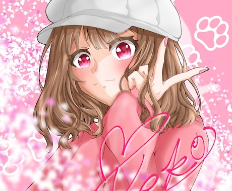 キャラクターイラストアイコンを描きます