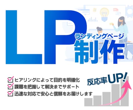 売上アップに直結するLPを高品質で制作します 原稿作成サポート！伝わるLPをデザイン イメージ1
