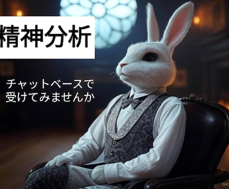 チャット利用して、珍しい精神分析でセラピーをします 当方心理系の資格ありですが、30年間精神分析を学びました。 イメージ1