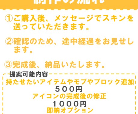 あなたのスキンでマインクラフトのアイコンを作ります ポップなマイクラアイコンをお手頃価格で！ イメージ2