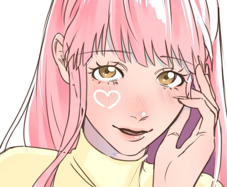 アイコン/配信 リアル寄りイラストを制作します イメージ1