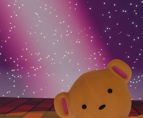 blenderでクマのキャラクターを作成します クマならお任せ！初心者ですが頑張ります！ イメージ1