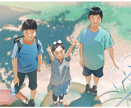 提供して頂いた写真を元に絵を描きます 身近な人へ感謝の気持ちを、暖かいイラストで伝えませんか。 イメージ2