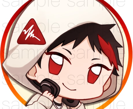 SNSアイコンお描きします 普通頭身からミニキャラまで幅広く対応します！ イメージ2