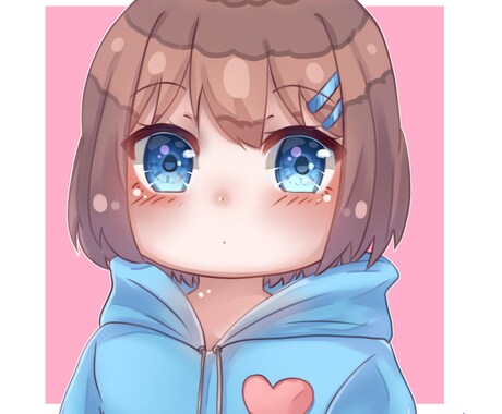 優しく暖かいアイコン(ペアも可)のイラスト描きます 可愛い系アイコンであなたのイメージを優しく暖かい雰囲気に！ イメージ1
