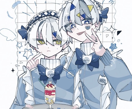 可愛いイラスト描きます 画像の絵柄で描かせていただきます！ イメージ1