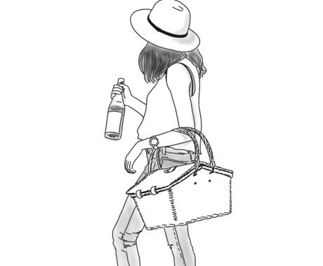 日常を切り取るやさしい線のシンプルイラスト描きます SNS・冊子にも ◎おしゃれでゆるい似顔絵やイラスト描きます イメージ2