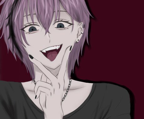 SNSアイコン向けのイラストを作成します 絵柄お好みに合わせます！イケメンならお任せください！ イメージ2
