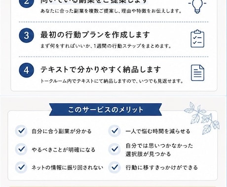 副業で何を始めるべきか一緒に考えます 副業で迷っている方へ！あなた専用の作戦会議をします！ イメージ2