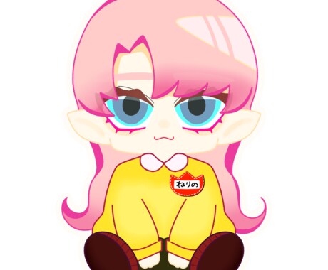 ジト目量産イラスト描きます【商用OK】ます じと〜っとかわいい、量産します♡ イメージ2
