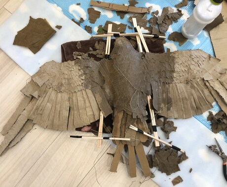 段ボールを使って木彫りのような作品を作ります まるで木彫りのような作品を安価に、オーダーメイドで仕上げます イメージ2