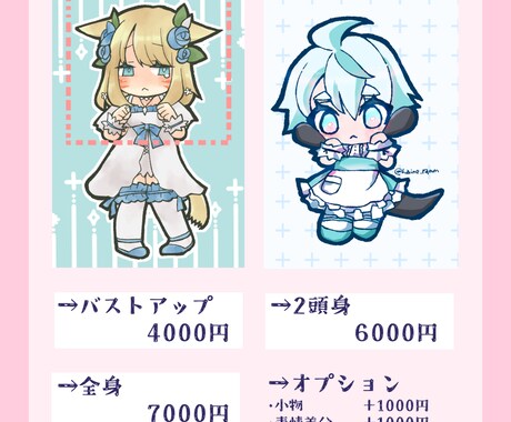 デフォルメキャラお描きします 商用利用可。SNSなどで使用できるアイコンを制作します。 イメージ2