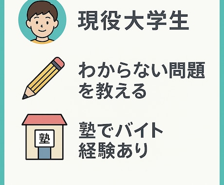 現役大学生が学習をサポートします わからないを「わかった！」に変えます！ イメージ2