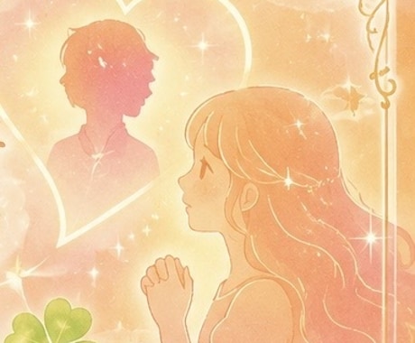 恋愛鑑定＊あの人の本音と恋の行方を占います 四つ葉の幸運と導きで、あなたの恋とご縁を結びます*・゜♡ イメージ1