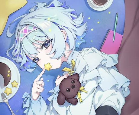 表紙イラスト描きます 小説同人誌・一次創作向け表紙イラストを制作します イメージ1