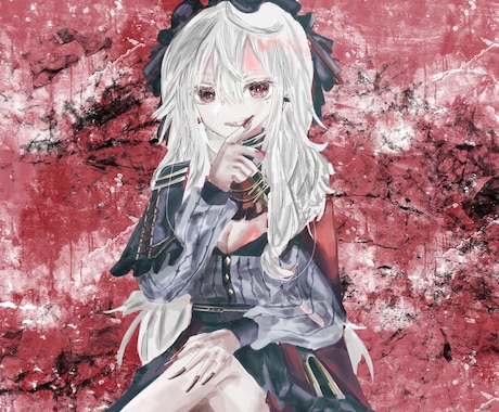 厚塗りで世界観を重視したイラストを描きます サムネイルやアイコン、キャラクター立ち絵などなどに！ イメージ2