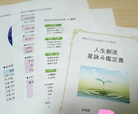 開運鑑定☆風水＆占星術であなたの運勢を鑑定します あなたの運勢を読み解き、幸運を引き寄せるアドバイスを伝えます イメージ1