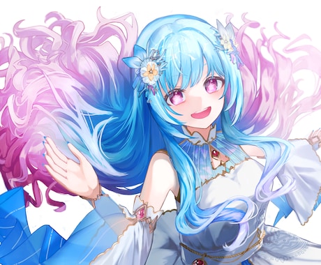 アイコン・サムネ・立ち絵　お描きします きれいで存在感ある雰囲気が好きな方へ！ イメージ2