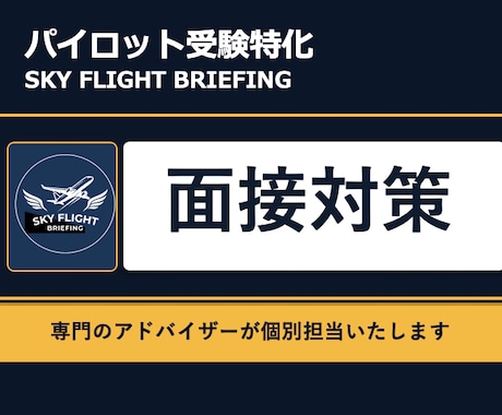パイロット受験面接対策:本番に向けて徹底準備します あなたの熱意を面接官に届けるための最強の対策セッション イメージ1