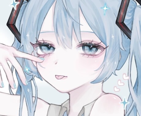 SNS用の可愛いイラスト描きます アイコンやサムネイル、配信用などに！お気軽にご相談ください イメージ2