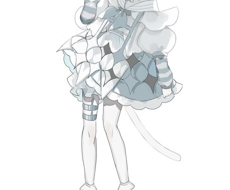 sns用途をおすすめします 可愛い女の子を描くことが得意です。 イメージ2