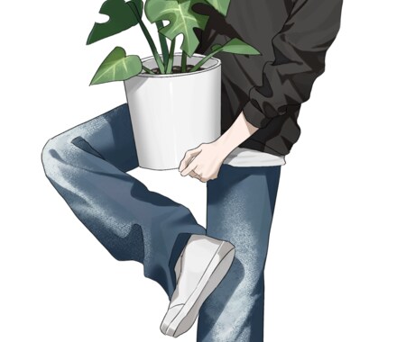 癒し系青年のキャラクターイラスト販売します 動画立ち絵やTRPGイラスト、商用利用などご自由に使えます イメージ2