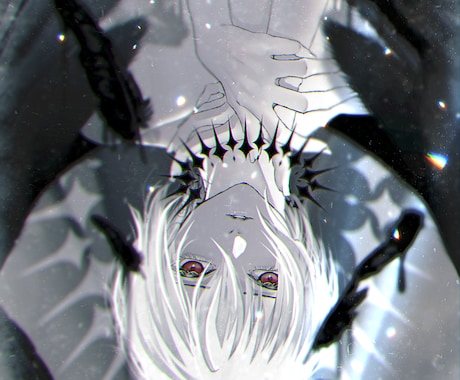 配信者、SNSアイコン作成します 無表情、病みカワ、要望にあわせ描きます イメージ1