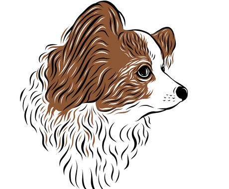 ワンちゃんのシンプルでオシャレなイラスト描きます オリジナルグッズ制作やSNSアイコンに。商用利用も可。 イメージ2