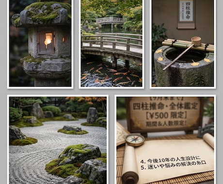 四柱推命であなたの悩み何でも鑑定します 「生年月日からあなたの悩みと未来を紐解きます」 イメージ2